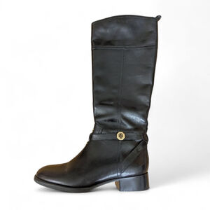Tory Burch Black Riding Boots